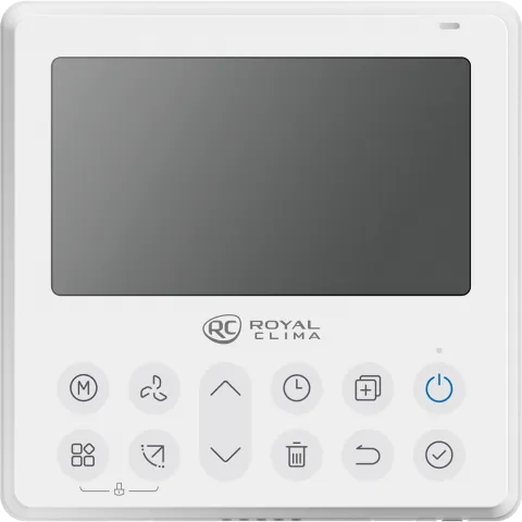 Проводной пульт управления Royal Clima RCW-120 для мульти-сплит-систем и полупромышленного оборудования